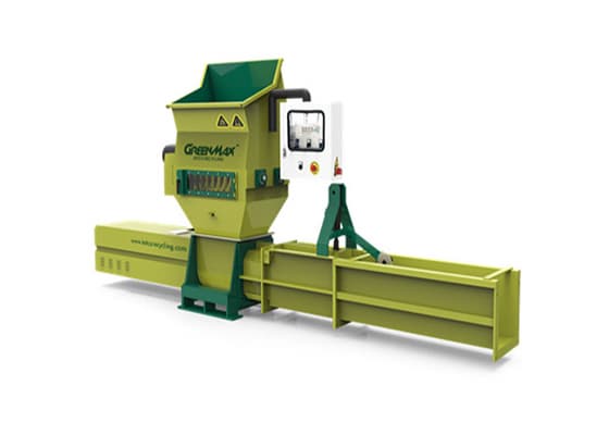 Waste foam recycling by GREENMAX APOLO series machine